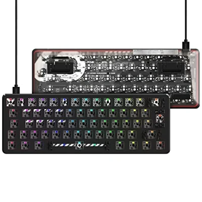 Image of Pulsar Gaming Gears PCMK Mechanical Keyboard UK QWERTY Layout Hot Swappable 60% (Barebone, Black)