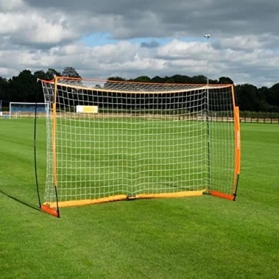 Image of PROGOAL Football Goal with Carry Bag Indoor &amp; Outdoor Portable Goals Net Training Equipment Anchors (8ft x 6ft)
