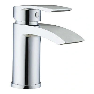 Image of Home Standard Khlo� Bathroom Single Lever Chrome Mono Basin Sink Mixer Tap with Slotted Spring Waste Polished 10 Year Guarantee