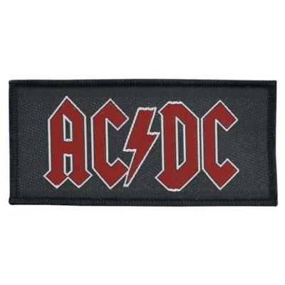 Image of AC/DC Red Logo Unisex Patch standard, 100% polyester,