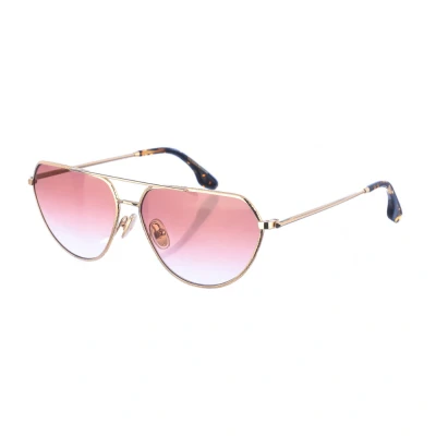 Image of Victoria Beckham Womens Metal sunglasses with rectangular shape VB221S women Pink One Size