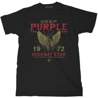 Image of Deep Purple Highway Star Official Tee T Shirt Mens Unisex (Medium)