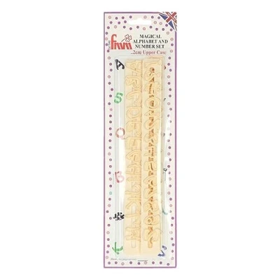 Image of Fmm Sugarcraft Ltd Uppercase Magical Alphabet Fondant Icing Cutter Set
