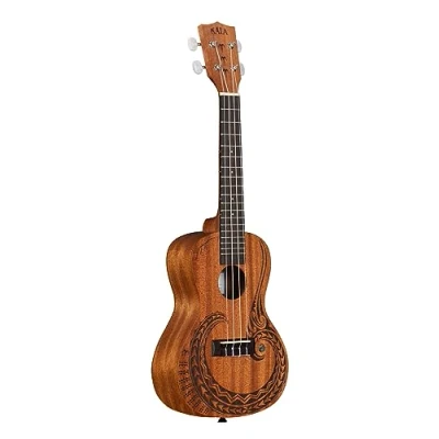 Image of Kala, 4 String Ukulele, Right, Natural, Concert (KA COURAGE C_W/BAG)