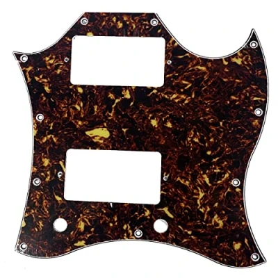 Image of KAISH American Standard SG Full Face Pickguard Guitar Pick Guard for USA Special Dark Tortoise