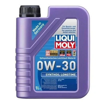 Image of P000338 Engine Oil LIQUI MOLY Synthoil Longtime 1171 0W 30 1l Synthetic VOLKSWAGEN: Golf 7, Polo V Hatchback, 5, AUDI: A6 C7 Saloon