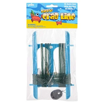 Image of Yello Safety Crab line 13 meter with net, No Hooks! crabbing (Blue)