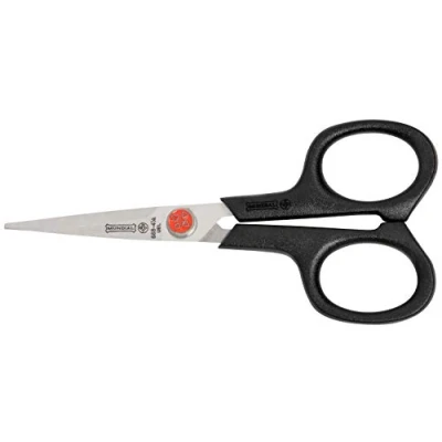 Image of Mundial 4 1/4 inch Knife Edge Red Dot Embroidery Scissors