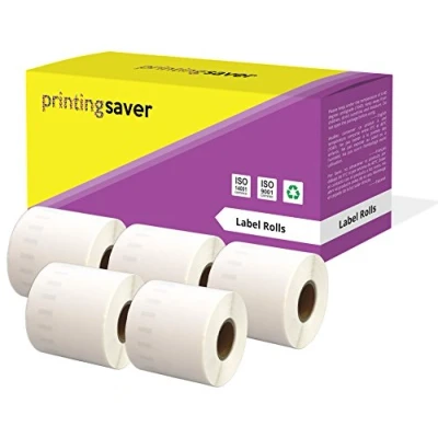 Image of Printing Saver 5X 99019 59 x 190 mm Compatible Lever Arch File Labels Rolls (110 per Roll) for LabelWriter 310 320 330 4XL 400 450 Turbo/Twin Turbo/Duo &amp; Seiko SLP Label Printers