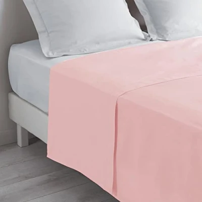 Image of DOUCEUR D&#039;INTERIEUR Flat Sheet 180X290 UNI DRAGEE +Pieces Bourdon 57 Yarns, 180 x 290 cm