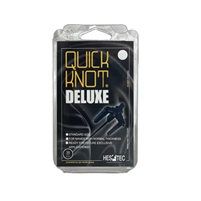 Image of Quick Knot Deluxe® Mane Clip for Bun Suitable Horses and Ponies Standard or XL Black, Brown &amp; White (Standard, Black)