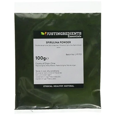Image of JustIngredients Essentials Spirulina Powder 100 g (Pack of 3)