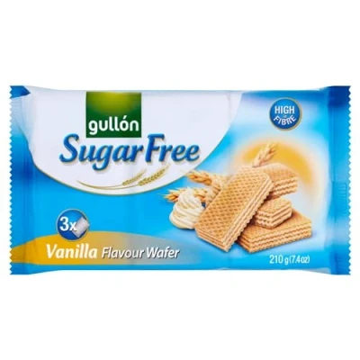 Image of Gullon Sugar Free Biscuits (Vanilla Wafer, Pack of 5)