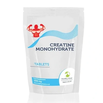 Image of Creatine Monohydrate 1000mg 60 Tablets Choose Your Packet Size LetterBox Friendly UK Fast Delivery