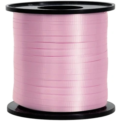 Image of Pastel Pink Curling Ribbon (45 Meters) 1 Count Vibrant Ribbon, Ideal for Gift Wrapping, Decor &amp; Crafting