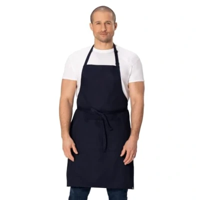 Image of Chef Works Unisex Butcher Apron, Navy, One size