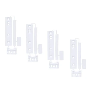 Image of Invero 4 Pack of Universal Integrated Sliding Door Mounting Hinge Kit Fits Most Fridges and Freezers Indesit, Siemens, Lamona, LG, Logik, Miele, Neff, Bosch, Samsung more
