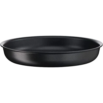 Image of Tefal Ingenio Eco Resist Frying Pan, 24 cm, Stackable, Induction, Easy to Clean, Non Stick Coating, Starting Indicator, Healthy Cooking, Perfect Seizing, Made in France L3970402, Dark Gray