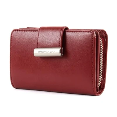 Image of Mandarina Duck Women&#039;s Hera 3.0 P10RAP11 Wallet, Red, 19x10x2 (L x H W)