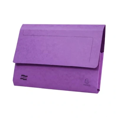 Image of Exacompta Europa Document Wallets, 265 gsm, Foolscap Lilac, Pack of 25