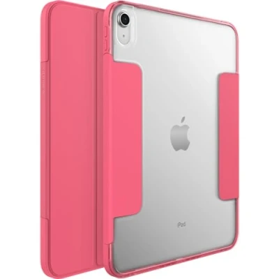 Image of OtterBox Folio Series Case for iPad 10th gen, Shockproof, Drop proof, Ultra Slim Protective Case, Rouge Powder