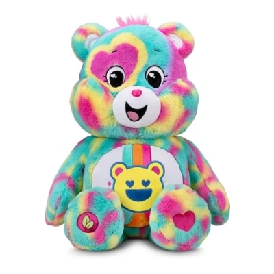 Image of Care Bears , Togetherness Bear 60cm Jumbo Plush Collectable Cute Toy, Giant Teddy Bear, Cuddly Toys for Children, Soft Girls Boys, Suitable Boys 4+ Basic Fun 22254