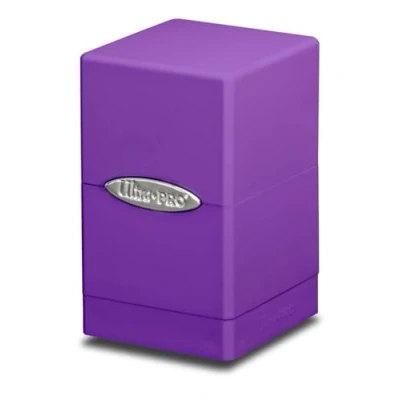 Image of Ultra Pro 330580 DECKBOX Satin Tower C6 Card Game Purple