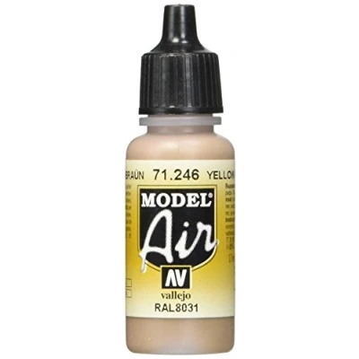 Image of AV Vallejo Model Air 17ml Yellow Brown