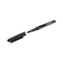Image of Pilot VPen Disposable Fountain Pen Silver Barrel 0.58 mm Tip Black, Single