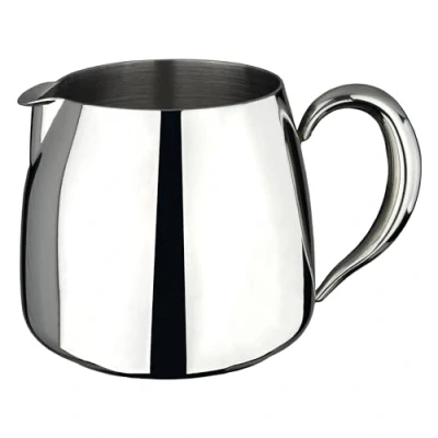 Image of Café Olé Premium Sugar Bowl, 18/10 Stainless Steel, Mirror Polished, 12oz, Stay Cool Hollow Handles, Perfect Pour Spout, PM 012