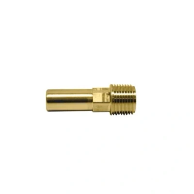 Image of JG Speedfit Male Brass Stem Adaptor 15mm X 1/2&quot; Pushfit MW051504N