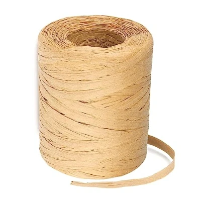 Image of Raffia Paper Ribbon, 200m Ribbons for Gift Wrapping Craft Packing String Twine Ribbon DIY Decoration Weaving Gardening