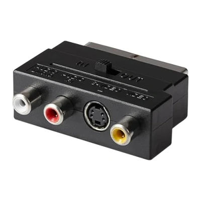 Image of Maplin SCART to S Video or Triple RCA Adapter
