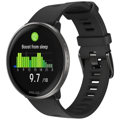 Image of Polar Ignite 3 Titanium Fitness &amp; Wellness GPS Smartwatch, Sleep Tracker, Activity Tracker for Fitness, Workout, Health Recovery, Heart Rate Monitor, Sports Watch men and women