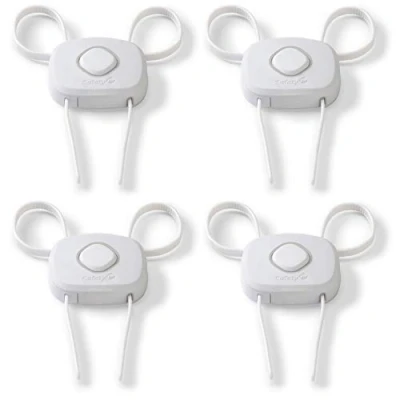 Image of Safety 1st Outsmart Flex Lock, Four Pack, White