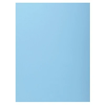 Image of Exacompta Ref 348000E Super 210 1 Flap Folders 240 x 320mm in Size, Suitable for Holding A4 Documents, 160gsm Card, Single Fold Over Assorted Colours (Pack of 100)