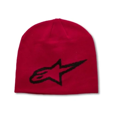 Image of Alpinestars Men&#039;s Big Ageless Beanie Hat, red/Black, One Size