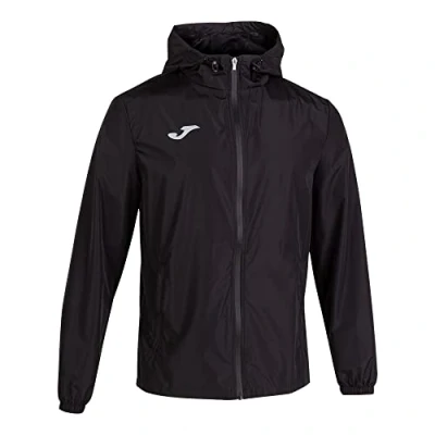 Image of Joma Men&#039;s Elite VIII Rain Jacket, Black/White, L