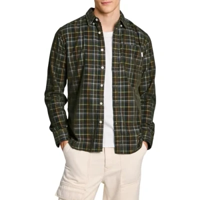 Image of Pepe Jeans MAX Shirt, Men&#039;s, Size: XL, Leaf green