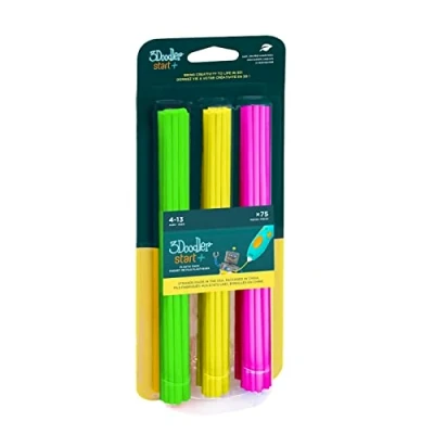 Image of 3Doodler Start+ ECO Plastic Collection Neon Glow, 3DS MIX4 75