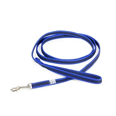 Image of Color &amp; Gray Super Grip Leash with Handle, 14 mm x 2 m, Blue
