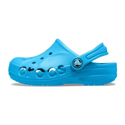 Image of Crocs Unisex Kids Baya T Clog, Ocean, 5 UK Child