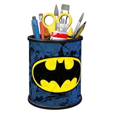 Image of Ravensburger 3D Puzzle 11275 Utensilo Batman 54 Pieces Pen Holder for Fans from 6 Years, Desk Organiser Children