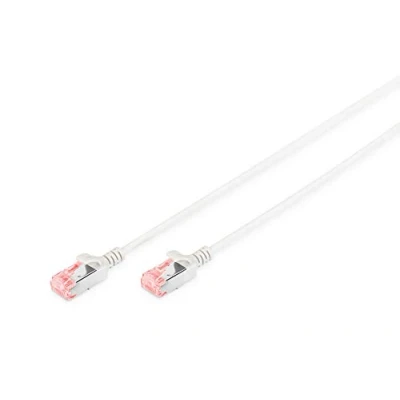 Image of DIGITUS CAT 6 U FTP slim patch cord, Cu, LSZH AWG 28/7, length 10 m, color grey