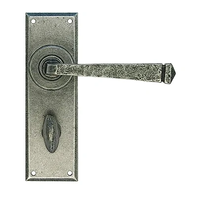 Image of From The Anvil Pewter Avon Lever Bathroom Set