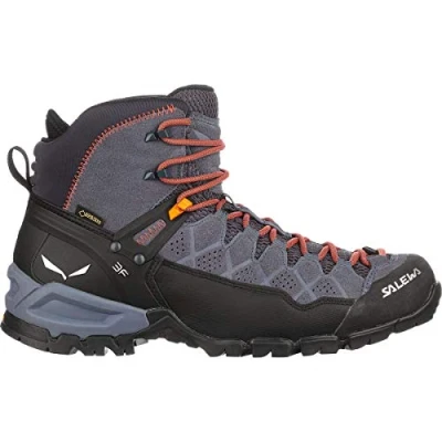 Image of SALEWA Ms Alp Trainer Mid Gtx, Ombre Blue/Fluo Orange, 7, MALE