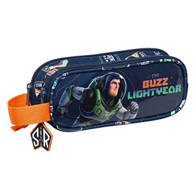 Image of SAFTA Unisex Kid&#039;s Article Lightyear Double Case, Multicoloured, M