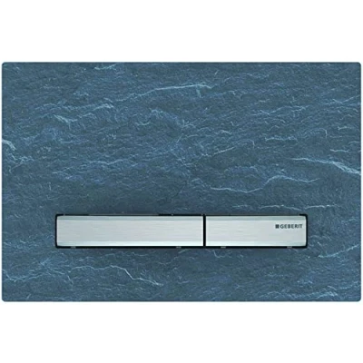 Image of Geberit 115788JM2 Control Plate, Chrome/Slate Mustang