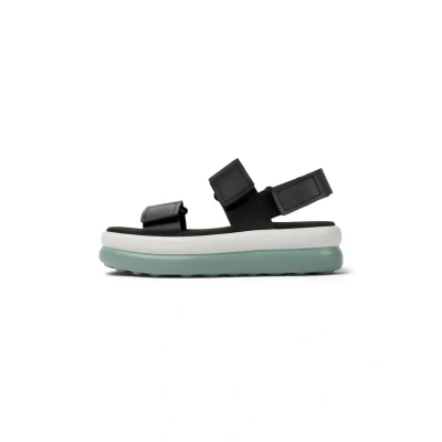 Image of Camper Women&#039;s Pelotas Flota Up K201728 2 Strap Sandal, Black 005, 7 UK