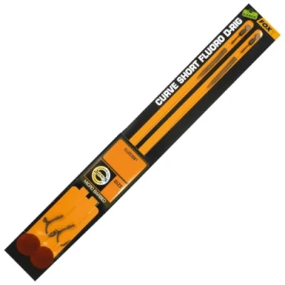 Image of Fox Edges Curve Short Fluoro D rig Illusion 30lb Size 2 (2 pcs) Carp